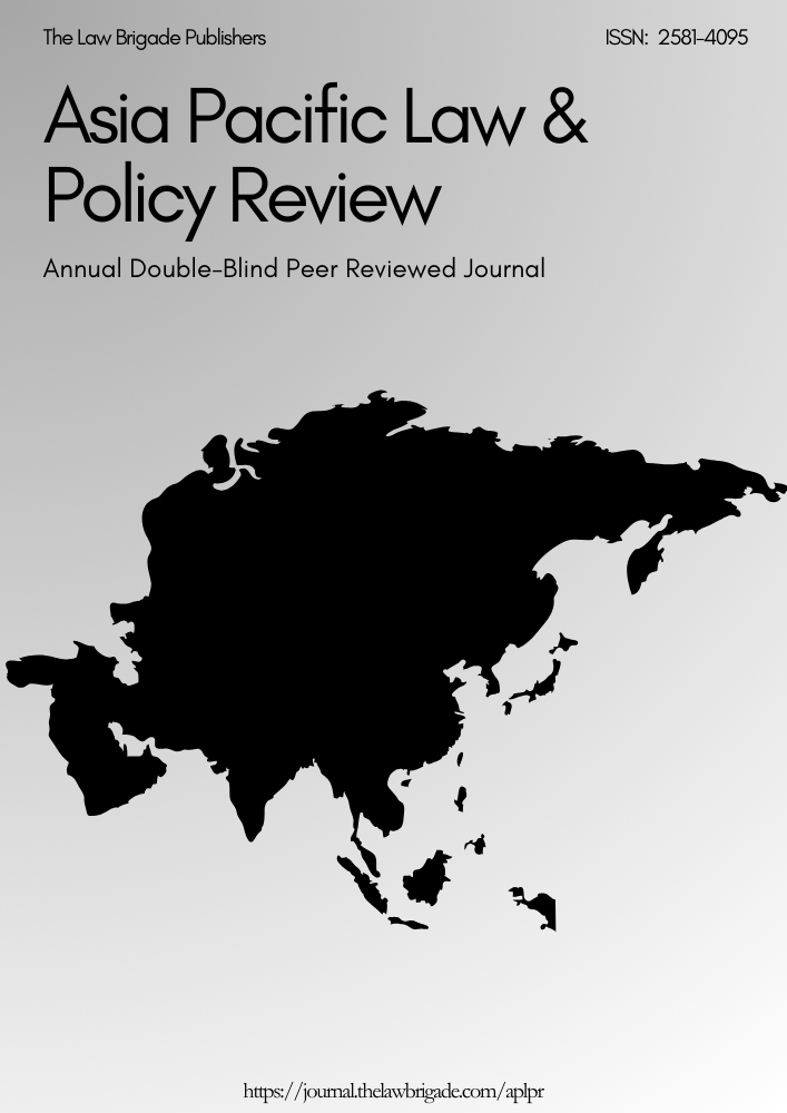 					View Vol. 12 (2026): Asia Pacific Law & Policy Review
				